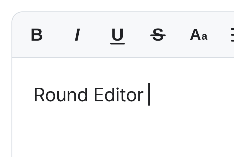 Round Editor