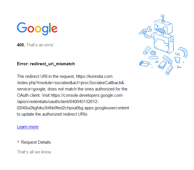 google signup error.png