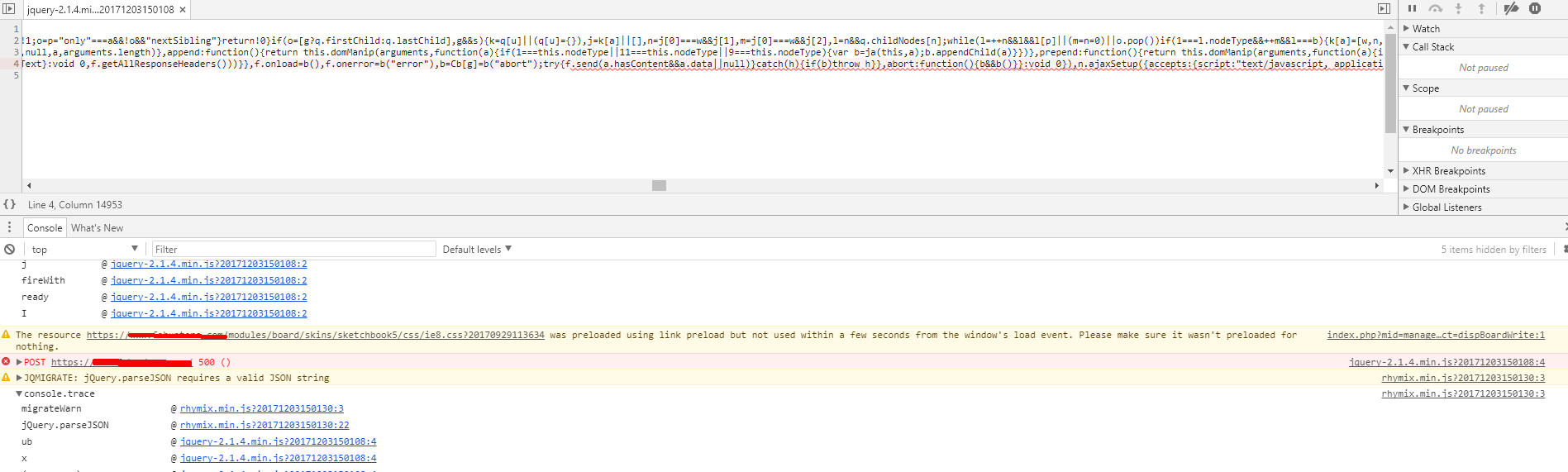 글쓰기버튼클릭시 팝업에러메세지관련.jpg